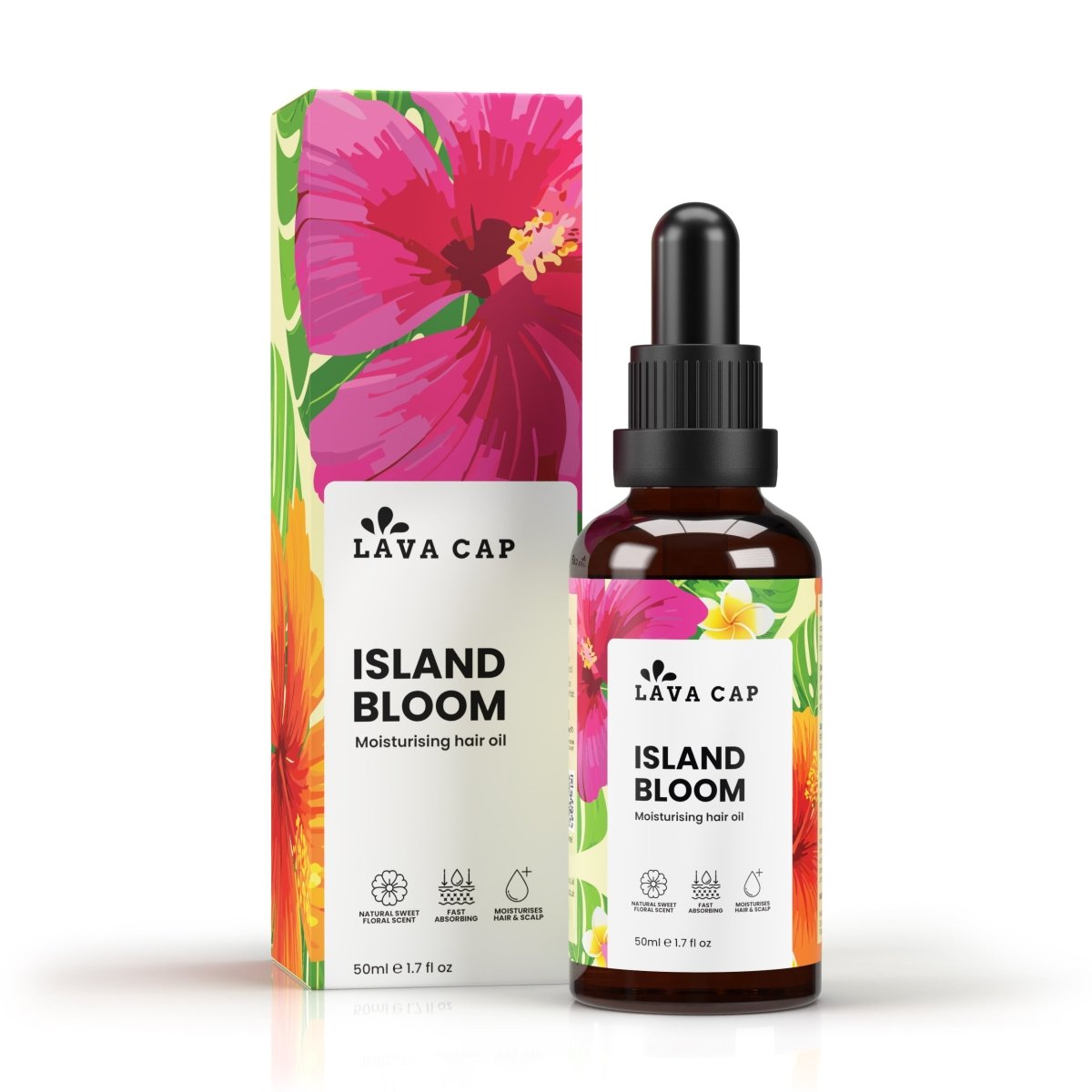 Island Bloom Moisturising Oil - Lava Cap