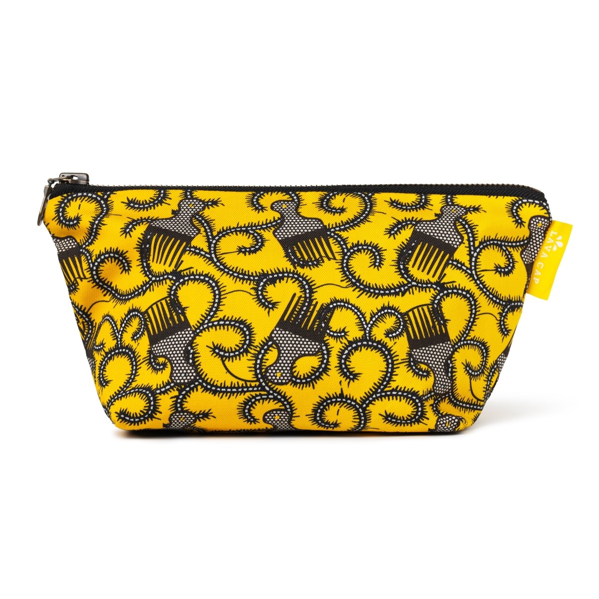 Premium Cotton Washday Bag | Comb Print - Lava Cap