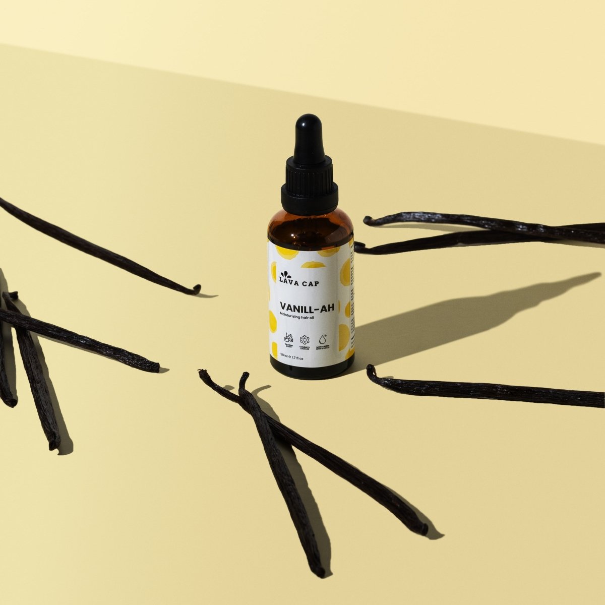 Vanill - ah Moisturising Hair Oil - Lava Cap