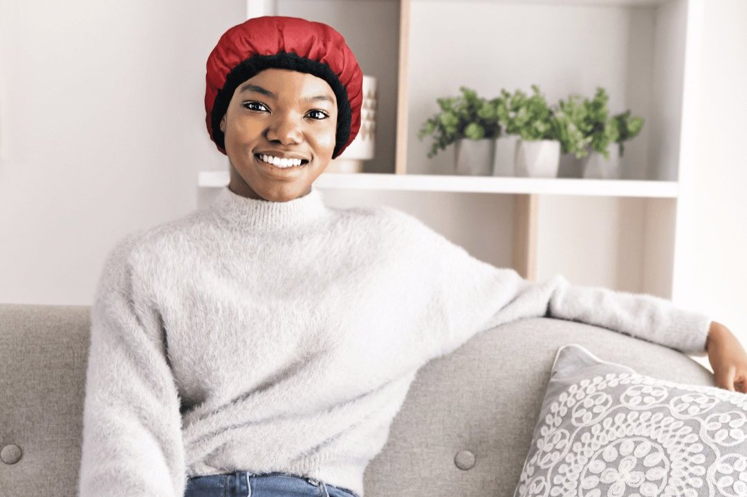 Crimson Lava Cap Kit | Hot Conditioning Steamer Cap Set - Lava Cap