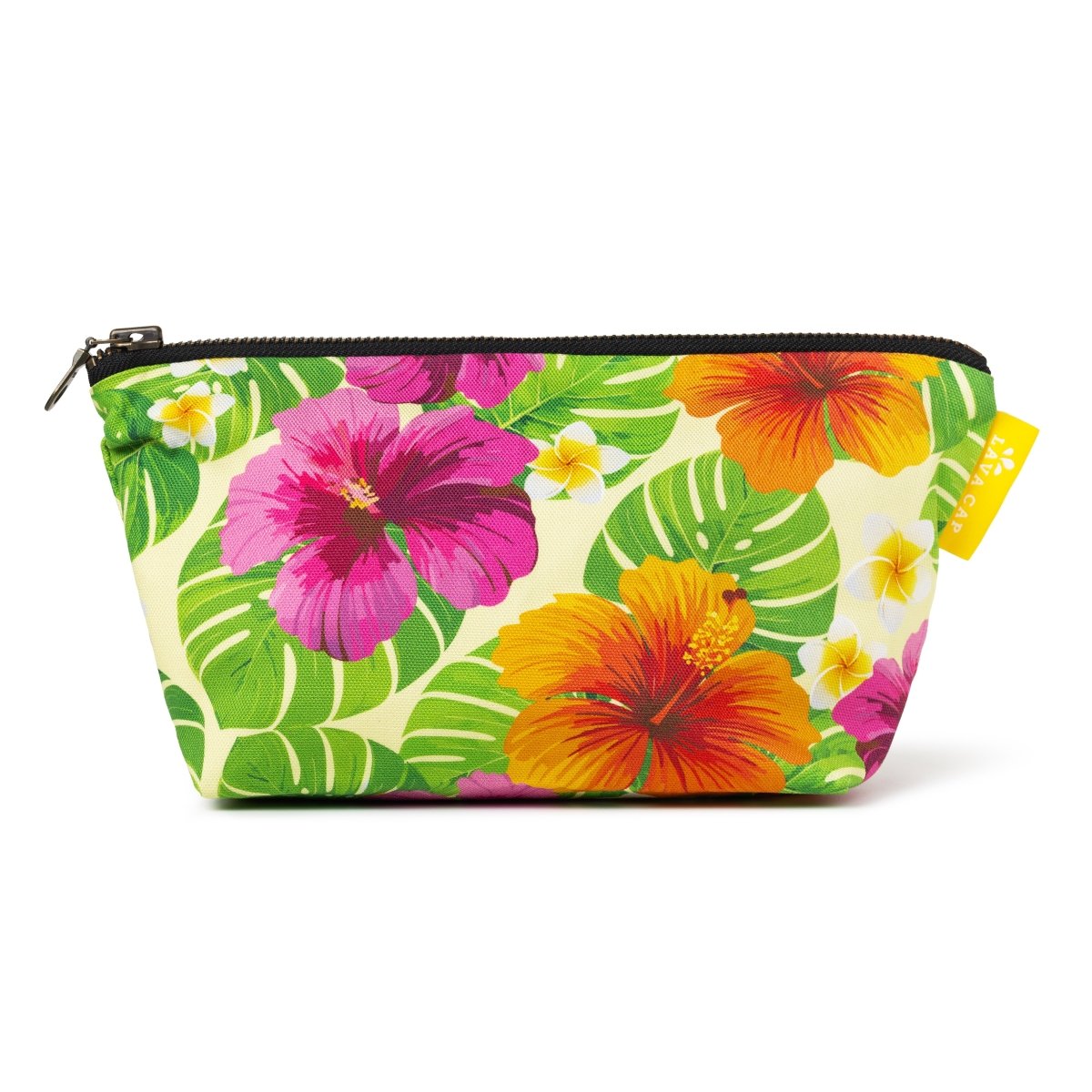 Premium Cotton Washday Bag | Hibiscus - Lava Cap