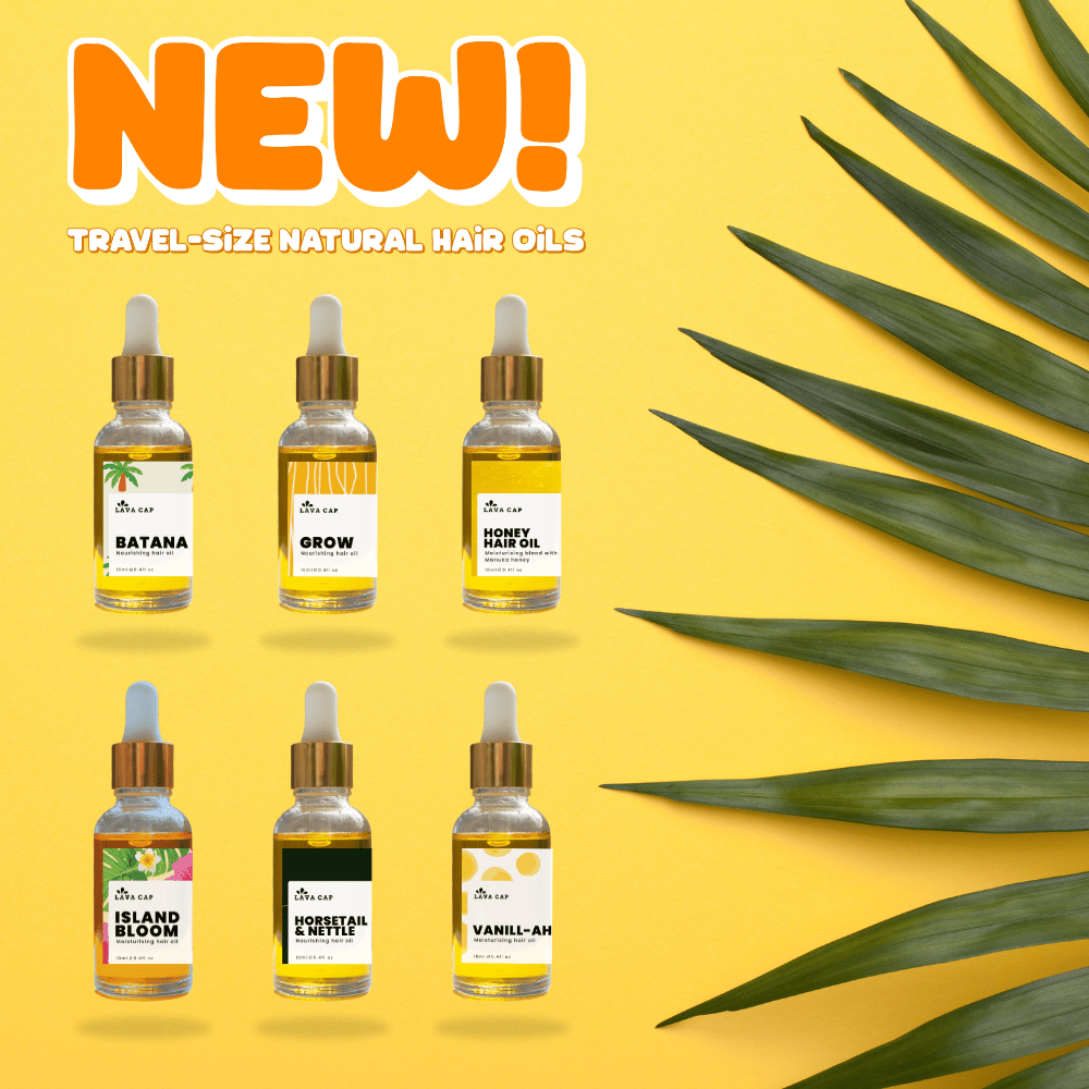 Travel - Sized Hair Oil Trio - Lava Cap