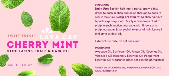 CHERRY MINT Scalp Stimulation Oil - Lava Cap