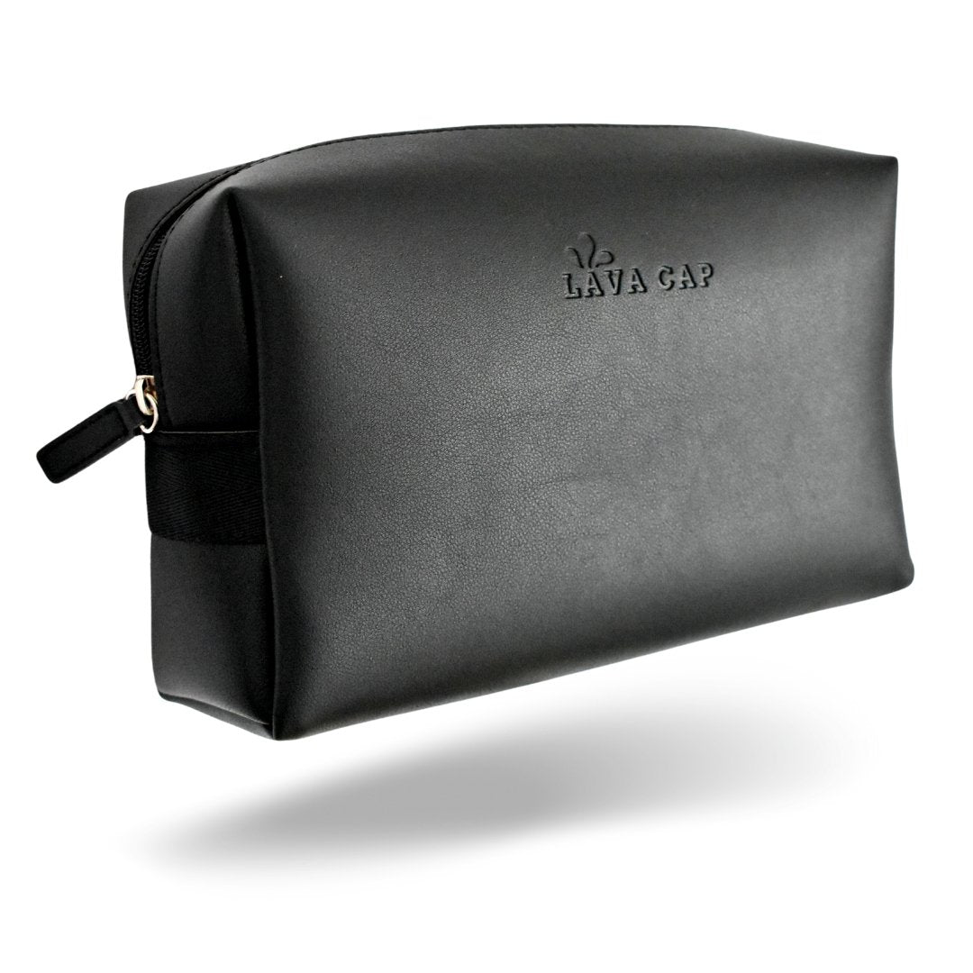 Classic Washday Toiletry Bag | Coal Black - Lava Cap