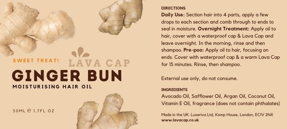 GINGER BUN Scalp Stimulation & Hair Growth Oil - Lava Cap