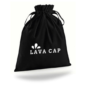 Organic Cotton Draw Cord Pouch Dust Bag - Lava Cap