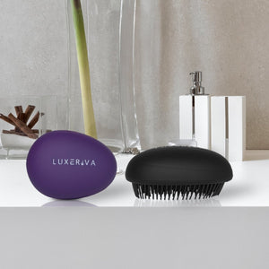 Palm Pebble | Detangling Hairbrush - Lava Cap